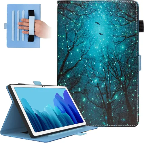 Vista 9 de Dteck Funda protectora de piel sintética con ranuras para tarjetas y función de soporte ajustable, para Samsung Galaxy Tab A7 de 10.4 pulgadas
