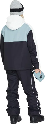 Vista 5 de Volcom Rossland - Chaqueta con capucha para mujer con aislamiento para snowboard y esquí