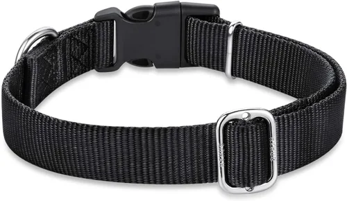 Vista 6 de Hyhug Pets - Collar clásico para perros de la colección regular de color sólido (S, negro)