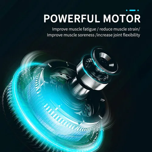 Vista 2 de Bola de masaje vibratoria de 3 pulgadas, bola de masaje con vibraciones de 5 velocidades para músculos y fitness, alivio del dolor de fascitis