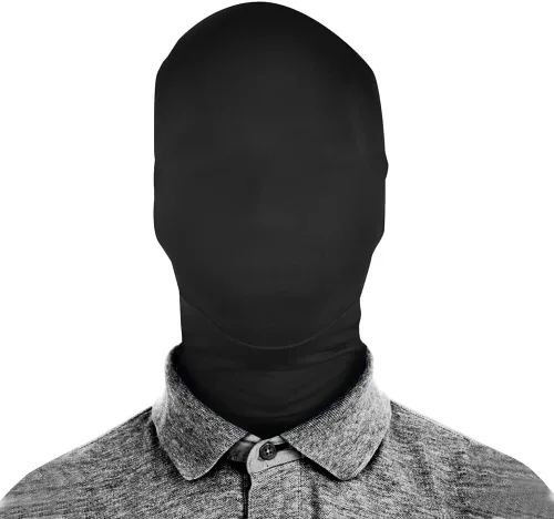 Vista 13 de Máscara unisex de elastano sólido de 2 caras, 2 tamaños, más de 15 colores/patrones