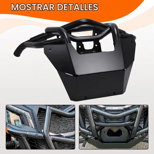 Vista 9 de Parachoques delantero y trasero compatible con Can Am Maverick X3 Max Turbo R RR 2017-2024