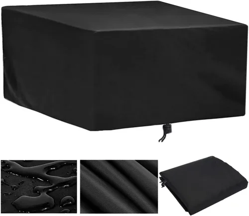 Vista 10 de Cubiertas para muebles de patio, cubierta impermeable para muebles de exterior 102 x 48 x 30 Pulgadas para mesa, silla y sofá al aire libre