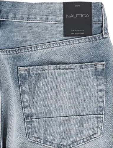 Vista 4 de Nautica Mens Vintage Straight Denim Jeans