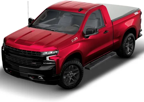 Vista 3 de Estribos laterales regulares de 6 pulgadas compatibles con Chevy Silverado/GMC Sierra 1500 2007-2018; 2007-2019 2500/3500 Barras de estribo