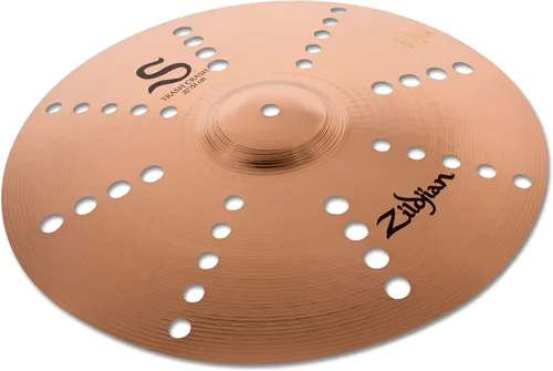 Vista 7 de Zildjian Platillo de choque de basura S16TCR de 16" S