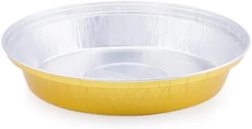 Vista 2 de KEISEN Vasos desechables de papel de aluminio de 5.6 pulgadas, 10 onzas, 9.3 fl oz, paquete de 24 unidades, para magdalenas, magdalenas, hornear