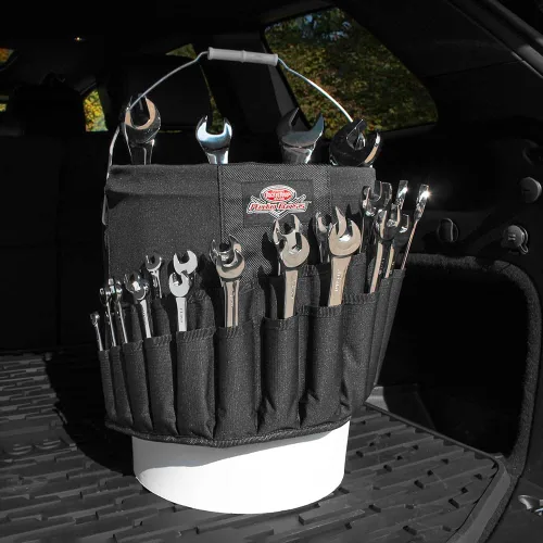 Vista 2 de Bucket Boss Organizador de herramientas de cubo Wrench Boss en negro, AB30020
