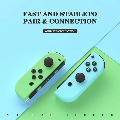 Vista 2 de SINGLAND Joy Cons for Switch Controllers, Wireless Joycon Replacement Compatible for Switch Joycons, Left and Right Switch Controller Joycon Support