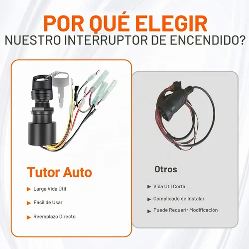 Vista 7 de 87-17009A5 87-17009A2 Reemplazo del interruptor de encendido de barco para Mercury Mariner, caja de control de motor fuera de borda, interruptor