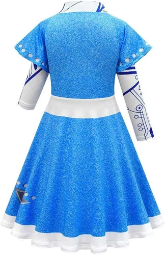 Vista 2 de hahomin Disfraces de Alien A-Li - Vestido de cosplay de Addison para Halloween con mochila