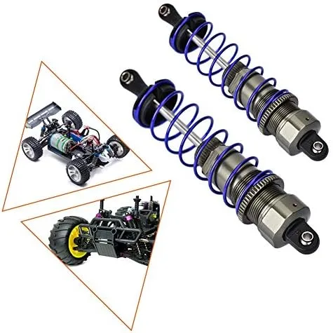Vista 5 de Amortiguador de choque de coche RC, 1 par de amortiguador de metal para 1/10 RC accesorios de repuesto de coche (4.134 in)
