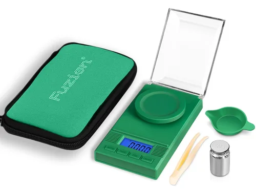 Vista 8 de Fuzion Escala de miligramo 1.76 oz/0.00004 oz, kit de báscula de polvo 6 en Negro
