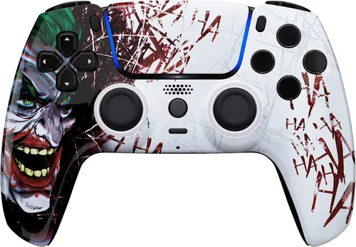 Vista 12 de Custom Wireless Controller Compatible with PS5 - Multiple Designs Available (Abstract Fusion)