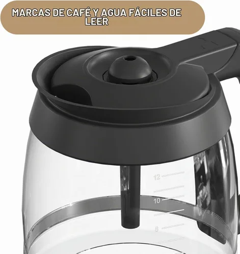 Vista 4 de CE200 - Cafetera de vidrio de 12 tazas de repuesto compatible con cafetera Ninja modelos CE251 CE201 CE201C CE200 CE200C Modelo # XGLSLID200