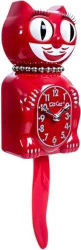 Vista 2 de Kit Cat Klock Retro Rojo Señora
