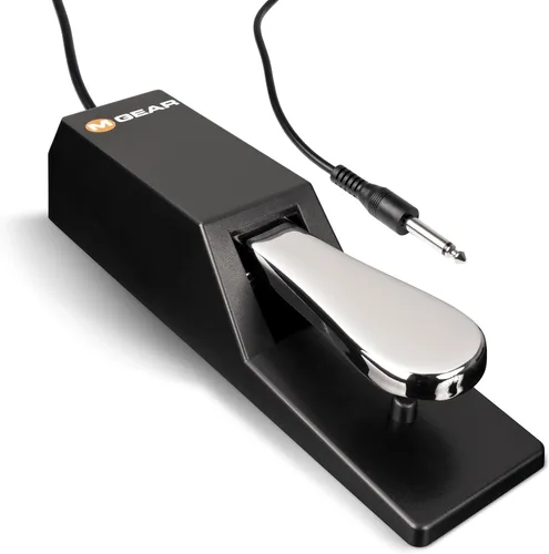 Vista 10 de M-AUDIO SP-1 Pedal de sostenimiento universal para teclados MIDI, pianos digitales, pianos eléctricos y más