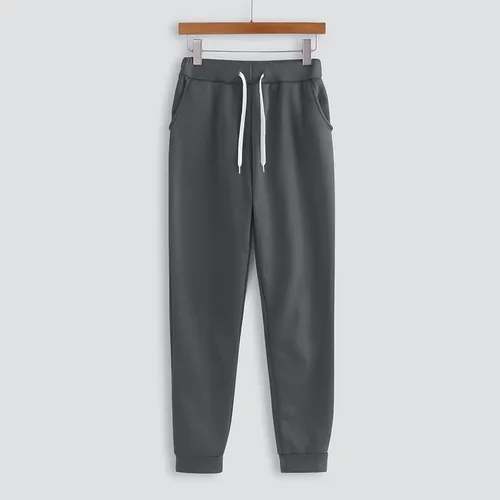 Vista 6 de Conjunto de sudadera y pantalones deportivos para mujer, conjunto de sudadera casual de manga larga, sin botones, con cordón ajustable