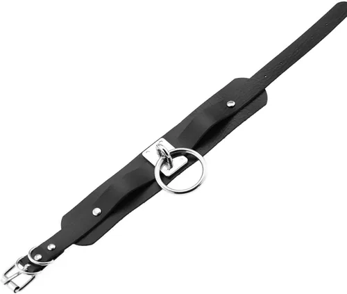 Vista 3 de Tosmifairy Gargantilla de collar y pulseras góticas para mujeres hombres y niñas accesorios de punk rock joyería de cosplay 3 piezas Cuero sintético