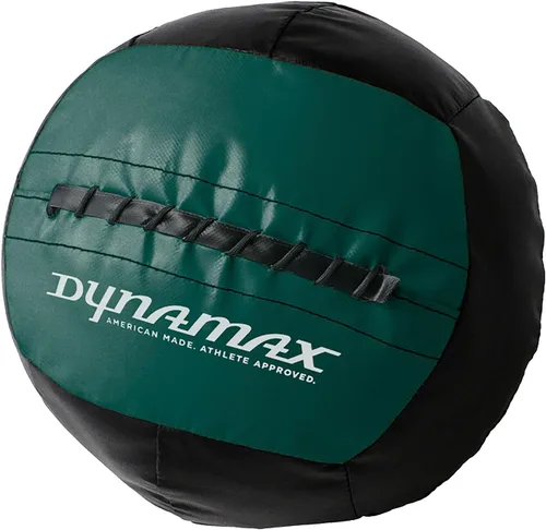 Vista 13 de Dynamax Standard Medicine Ball, 4–30 lb Soft Shell Wall Ball, 14-Inch Weighted Exercise Ball for Strength Training, Core Workouts, Conditioning &