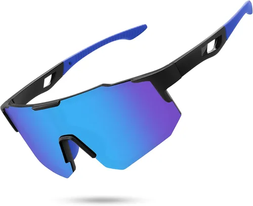 Vista 13 de STORYCOAST Lentes de sol deportivos polarizados para hombres y mujeres, para conducir, pesca, ciclismo, bicicleta de montaña, protección UV400