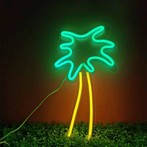 Vista 9 de Letrero de luz de neón LED con luces nocturnas funciona con USB, letrero decorativo de marquesina para bar, pub, tienda, club, garaje, hogar Ahoha