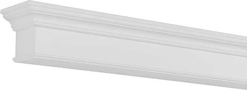 Vista 11 de Pearl Mantels 610-60 Henry Mantel Mantel MDF, 60", pintura blanca