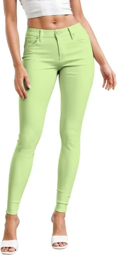 Vista 20 de Hybrid & Company - Pantalones ultraelásticos para mujer, cómodos y ajustados, para el trabajo y ocasiones informales Negro