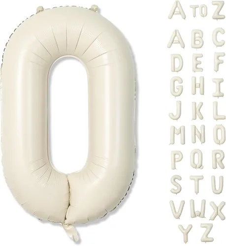 Vista 66 de Globo negro del número 0 para niñas y niños, 40 pulgadas, grande, número 0-9, de papel de aluminio, de Mylar para helio, juego de globos digitales