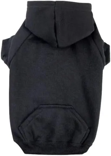 Vista 5 de Sudadera con capucha básica de poliéster/algodón de Zack & Zoey, XS, bluebird