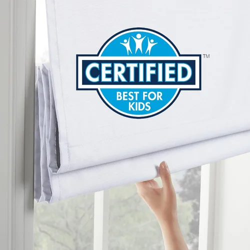 Vista 8 de Eclipse Evangeline - Persiana romana botánica para ventanas, sin cordón, 100 % opaca, 23 pulgadas de ancho x 64 pulgadas de largo, reducción
