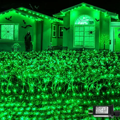 Vista 2 de 360 luces LED de red azul y blanco