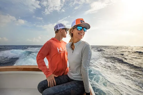 Vista 6 de HUK Pursuit - Sudadera con capucha de manga larga ventilada para hombre, camisa de pesca con capucha