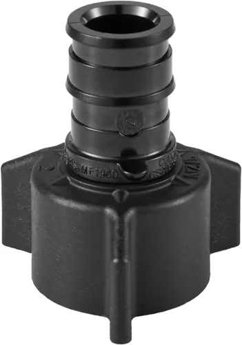Vista 2 de EFIELD Poly PPSU Pex-A - Adaptador giratorio NPT hembra de 1/2 pulgada Pex X 1/2 pulgada, certificado UPC, paquete de 10 unidades (PPSU1960046)