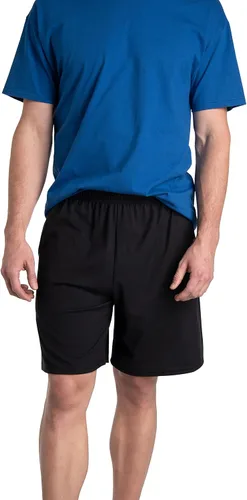 Vista 2 de Fruit of the Loom Pantalones cortos de algodón Eversoft con bolsillos para hombre (S-4XL)