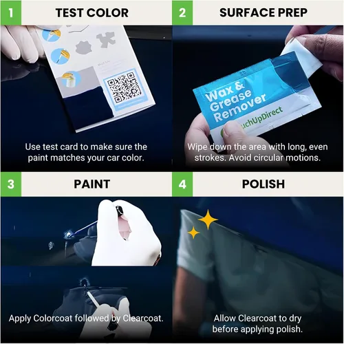 Vista 41 de TouchUpDirect 300 Alpine White III - Aerosol de pintura de retoque compatible con BMW Exact Match - Kit esencial