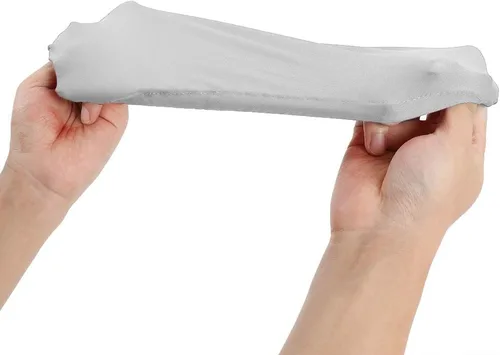 Vista 4 de Zerodis Fundas elásticas para reposabrazos de silla de oficina, cómodas y elásticas, almohadillas para reposabrazos para silla de escritorio