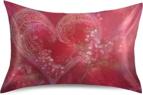 Vista 21 de Blueangle Bear Panda - Funda de almohada de satén para cabello y piel, tamaño estándar (20 x 26 pulgadas), fundas de almohada de satén con cierre