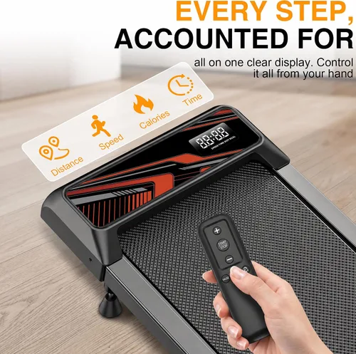 Vista 12 de RJOP 2.5HP Walking Mat with Incline Pad, Under Desk Treadmill for Home Gym