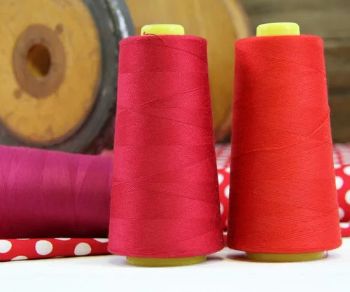 Vista 8 de Threadart Hilo Serger - Costura Poliéster - 2750 Yard Cono 40/2 - Aguamarina Polyester serger thread for overlock sewing, seams and garment