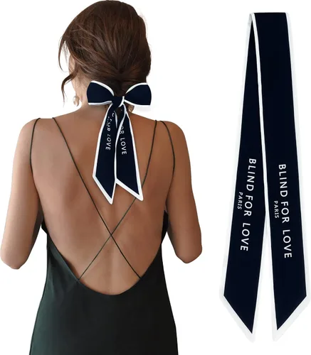 Vista 13 de Women's Designer Neckerchief Handbag Handle Ribbon Fashion Scarf Letter Printed Hair Tie