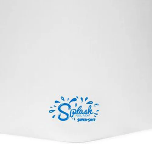 Vista 8 de TRC Recreation Foam Swimming Pool Float, Floating Water Lounger, Splash 1.25” Blanco