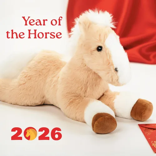 Vista 2 de The Petting Zoo Floppy Palamino - Peluche de caballo de peluche, regalos para niños, animales salvajes de corral Onez, juguete de peluche de caballo