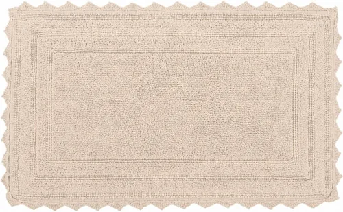 Vista 58 de Royal Blaze Tapete de baño de algodón rojo, reversible, pequeño ovalado de 18 x 26 pulgadas, lavable y decorativo