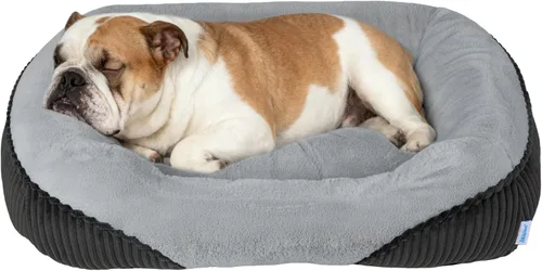 Vista 13 de [Usado] Cama Ortopédica para Perros para Perros Extra Grandes - Cama Sofá para Perros Impermeable de Espuma Viscoelástica con Lados, Camas para Gris