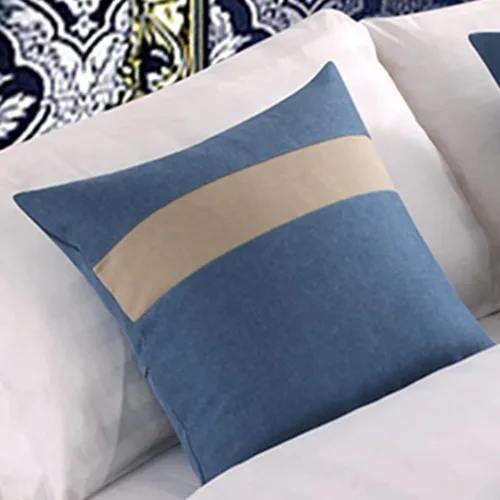 Vista 53 de Cojines con fundas de almohada a juego y núcleo de almohada de 17.7 x 17.7 in, paquete de 1, para decoración de cama, sala de estar, sofá Beige
