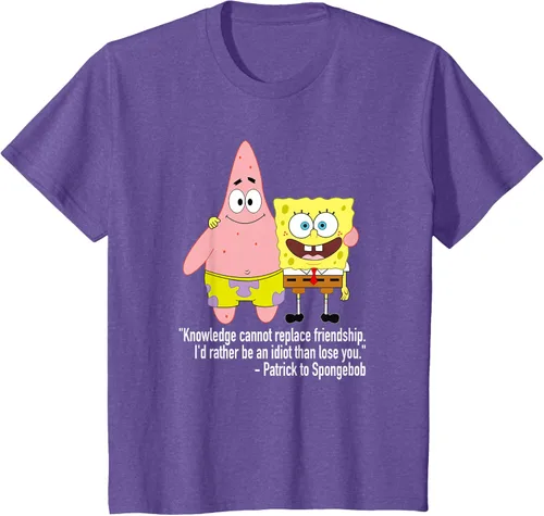 Vista 45 de Mademark x SpongeBob SquarePants - Patrick & SpongeBob - Camiseta de la amistad Asfalto