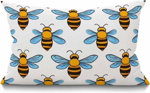 Vista 14 de Smooffly Funda de almohada rectangular oblonga estilo granja con palmeras, hojas vívidas y realistas de crecimiento de palmeras, temática