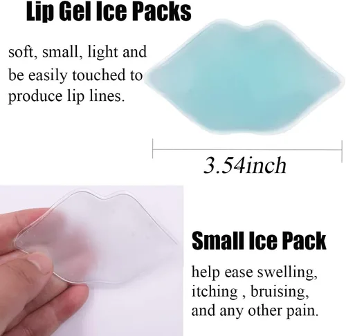 Vista 5 de Almohadilla de gel reutilizable para los ojos, almohadillas refrescantes para los ojos, paquete de hielo pequeño reutilizable debajo de los ojos