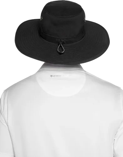 Vista 5 de Coolibar sombrero modelable de ala ancha con protección solar UPF 50, para hombre